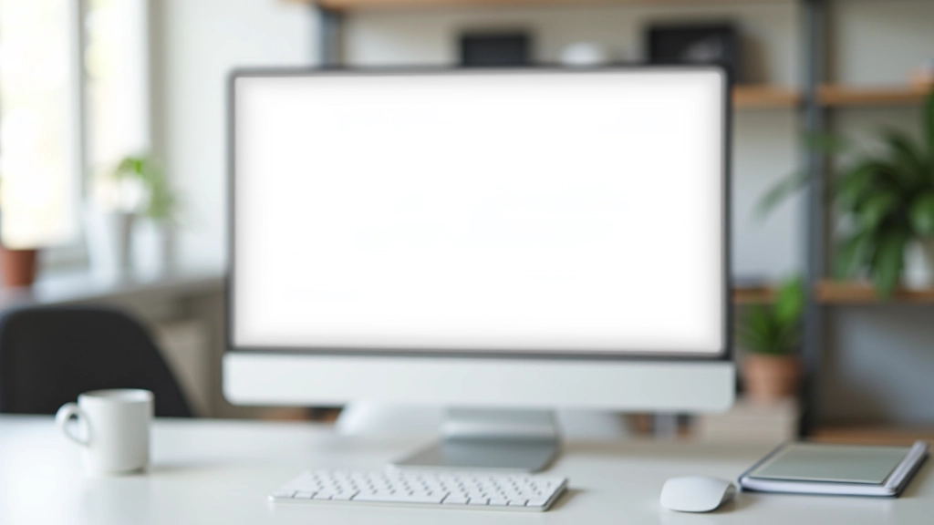 Fotografie moderního webu s minimalistickým designem a velkými prázdnými plochami