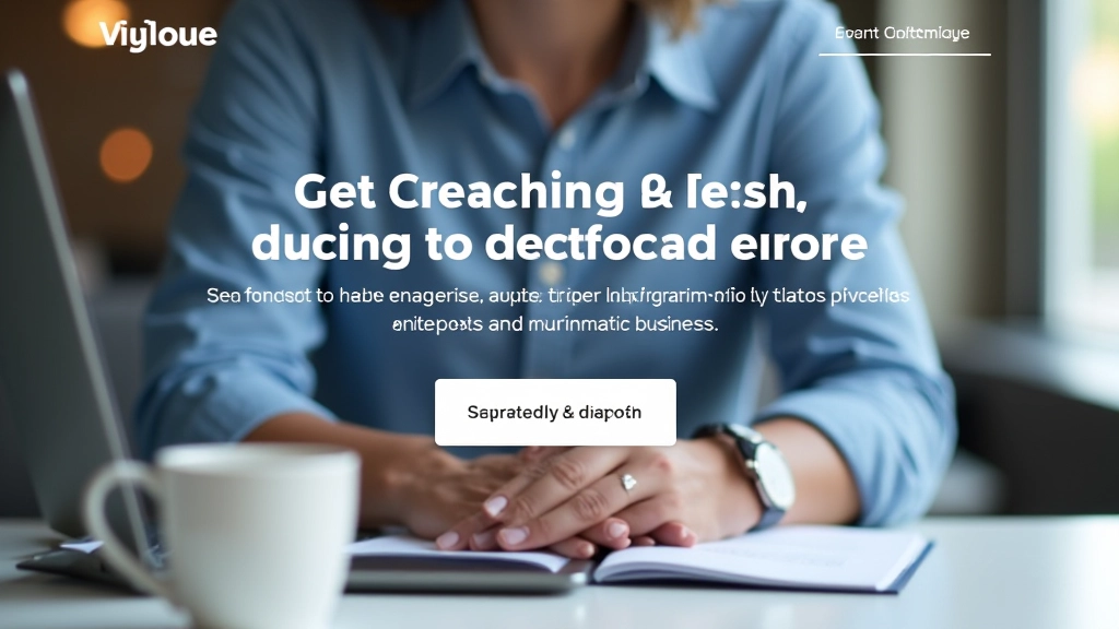 Moderní webová stránka s optimálně umístěným call-to-action tlačítkem uprostřed relevantního obsahu